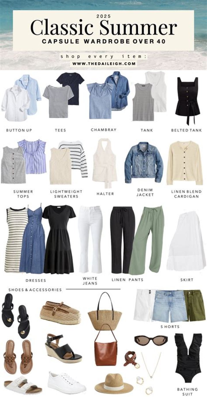 12 Essential Items for Your Summer Capsule Wardrobe, Stylists Say