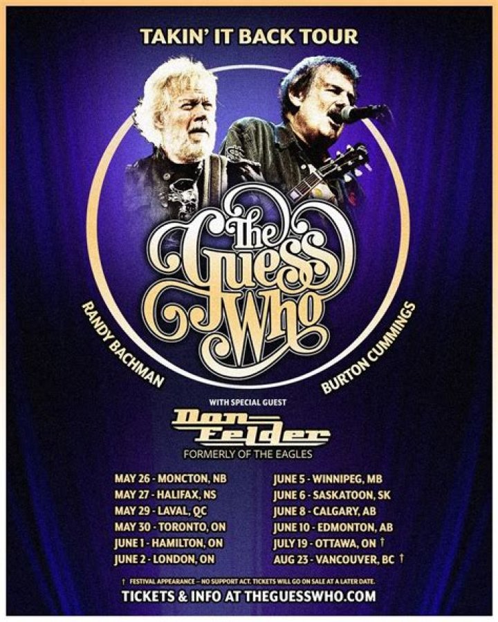 A Reunited Guess Who Tour With Joe Cocker
