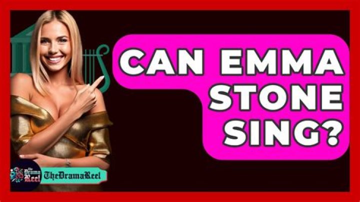 Can Emma Stone Sing?