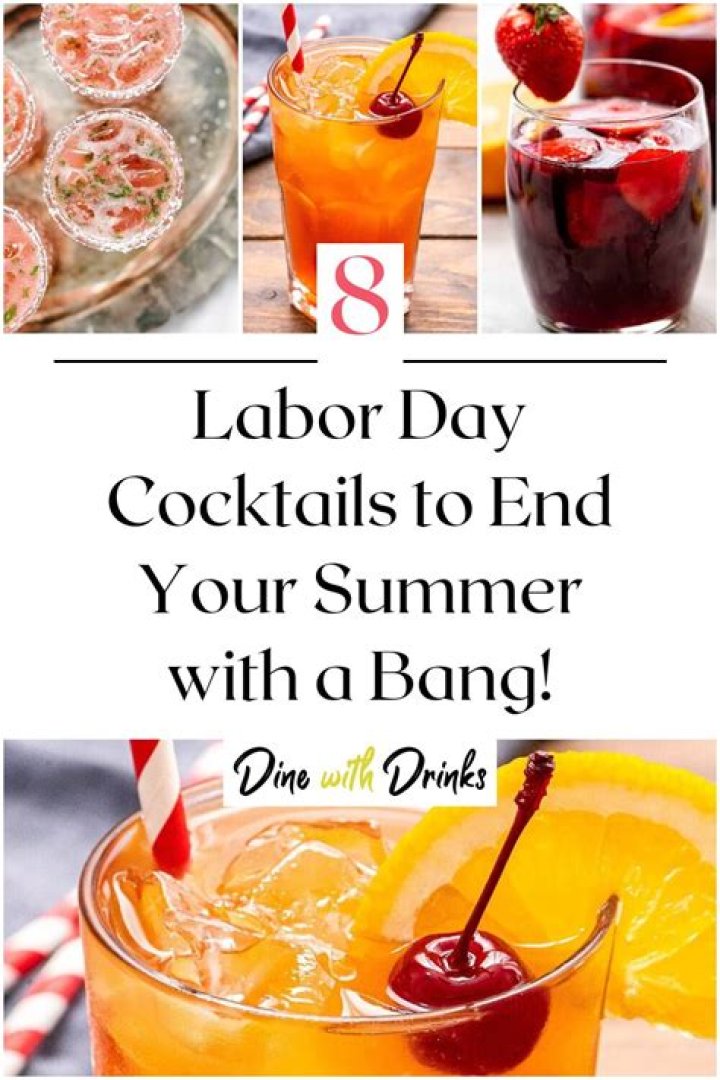 Clean Out Your Summer Bar with These Creative Labor Day Cocktails