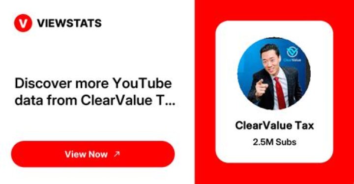 ClearValue Tax video statistics