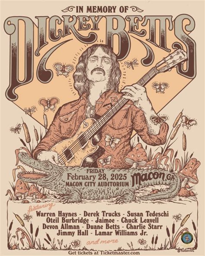 Dickey Betts of The Allman Brothers Band Dead at 80: His Cause of Death