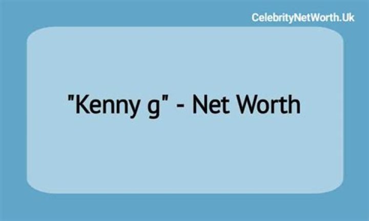Kenny G Net Worth | Celebrity Net Worth