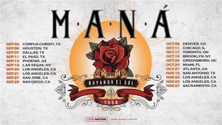 Latin Rock Icons Maná Confirm U.S. Dates For ‘Rayando El Sol Tour’
