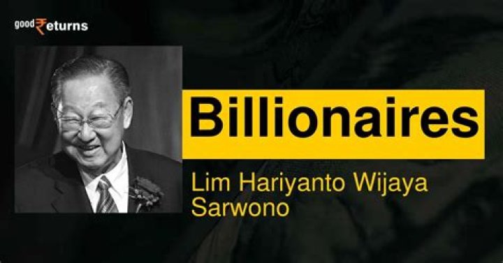 Lim Hariyanto Wijaya Sarwono Net Worth