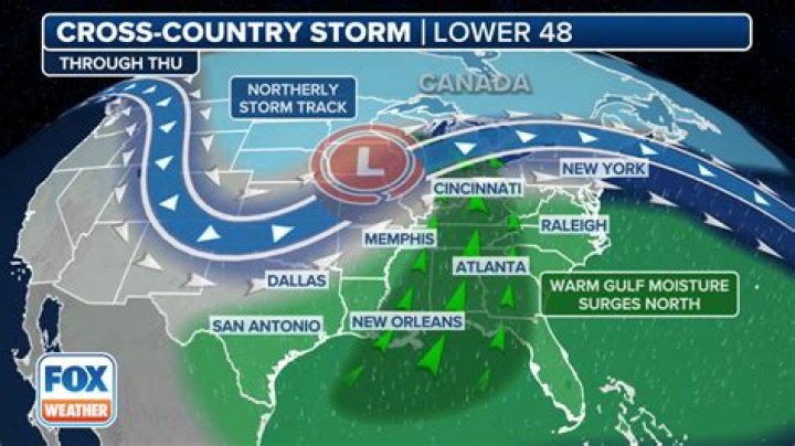 Major Cross-Country Storm Hitting the U.S.—Here's When It Will Affect Your Region
