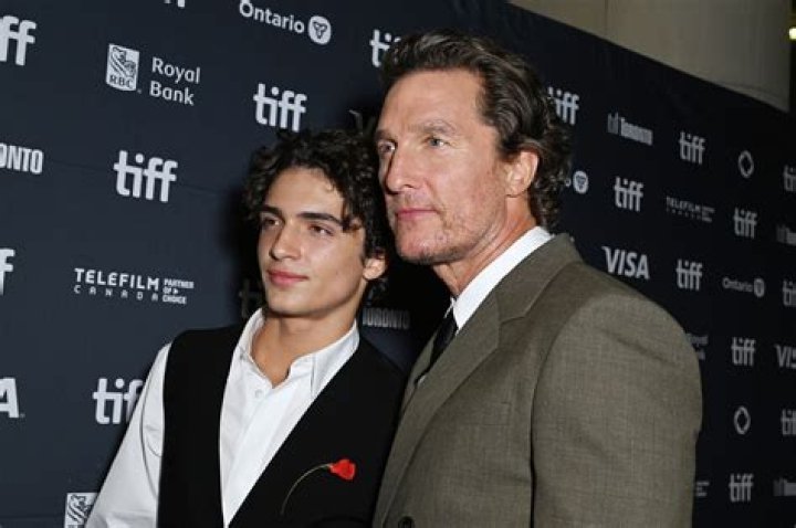 Matthew McConaughey's Lookalike Son Levi Makes Rare Appearance