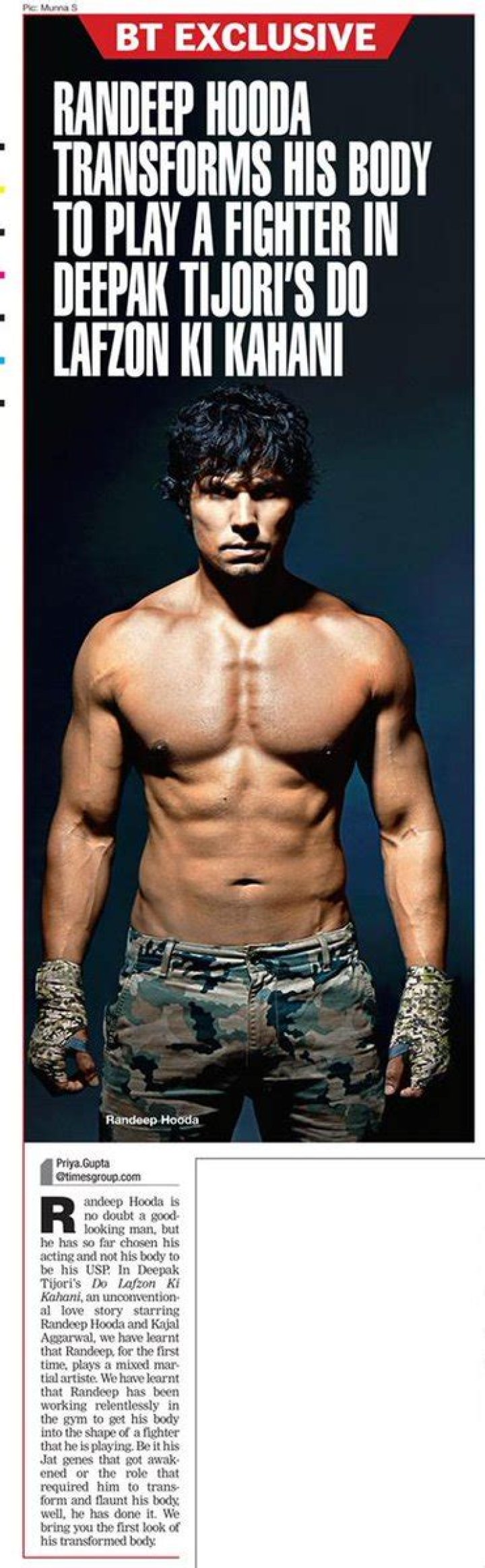 Randeep Hooda Workout Routine and Diet Plan