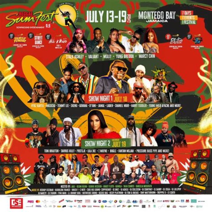 Red Stripe Reggae Sumfest Set For July 17-23