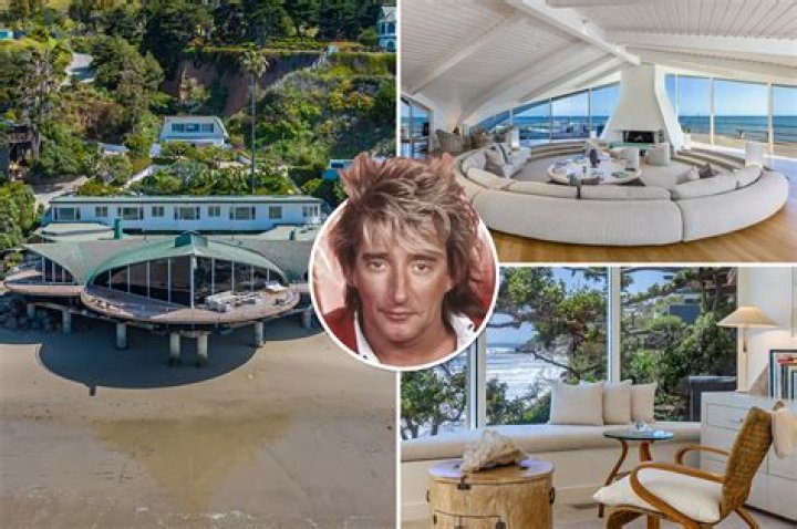 Rod Stewart's Famous Former "Malibu Wave House" Hits The Market For $49.5 Million