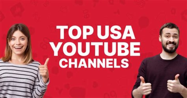 Top Youtube channels - United States