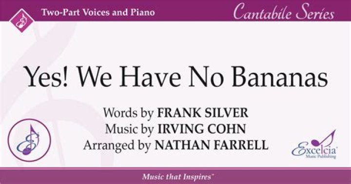 Universal Music Declares Copyright Ownership Over Recently Public Domain ‘Yes! We Have No Bananas’