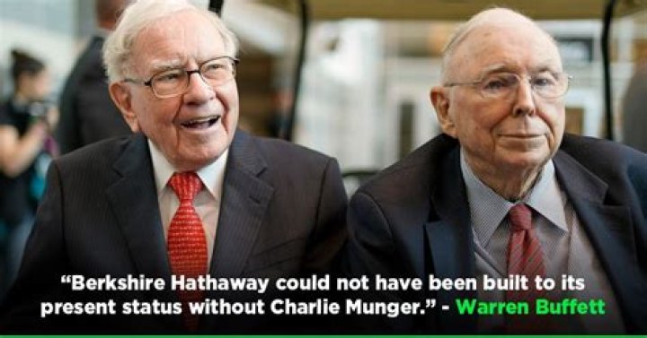 Warren Buffet Had A Direct Hand In Making His Right Hand Man, Charlie Munger, A Billionaire