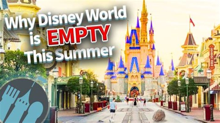 Why Disney Parks Really Seem Empty This Summer, Experts Say